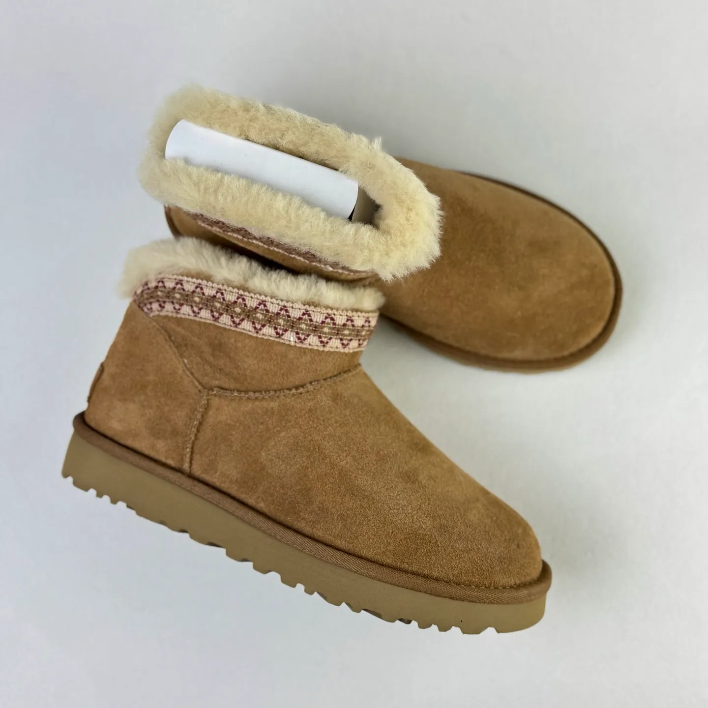 Local 💰560 Guangzhou top version ❗UGG Classic Novelty cow split leather fashionable round toe snow boots women’s style arrived
